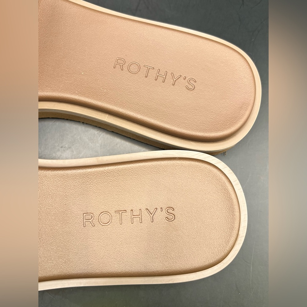 Rothy's Rouge Crochet Slide Sandals- Womens 7.5, New with tags - Picture 3 of 5